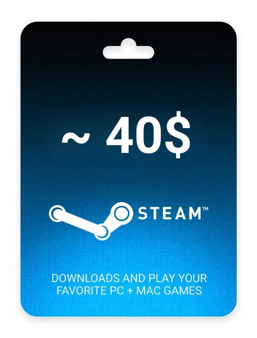 Карта пополнения STEAM ~ 40$ купить в Ростове